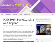 Tablet Screenshot of modernmediamix.com